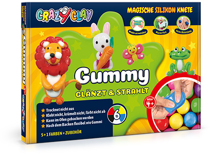 CrazyClay Gummy Basisbox - Frontal perspektivisch