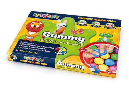 CrazyClay Gummy Basicbox - Liegend