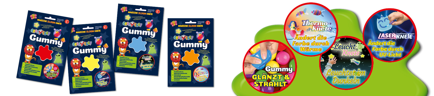 Gummy Einzelfarben