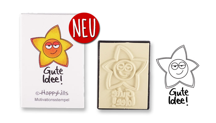 Happyhills Motivationsstempel - Gute Idee!