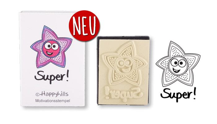 Happyhills Motivationsstempel - Super!
